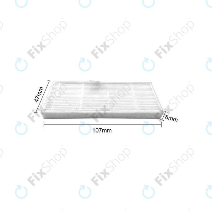 Filtre à poussière, 2 pièces pour Xiaomi Viomi S9, Lydsto R1, Proscenic M7 Pro, M8 Pro