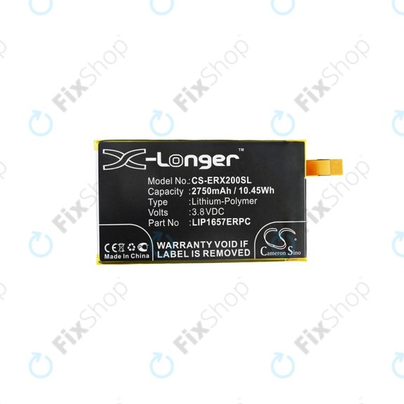 Batterie pour Sony Xperia XZ2 Compact, 2750mAh, Li-Pol, 3.8 V, LIP1657ERPC, HQ