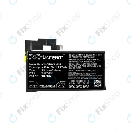 Google Pixel 6 Pro - Batterie G63QN 4900mAh HQ