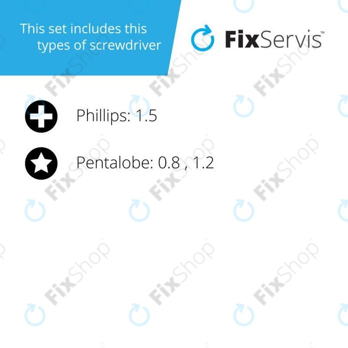 Jakemy JM-182 - Jeu de tournevis et d'outils 7 en 1 pour appareils Apple