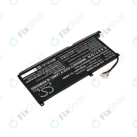 Batterie pour HP Pavilion Gaming 15,16, Spectre X360 15, 4500mAh, Li-Pol, 11.55V, 3ICP6/60/72, HQ