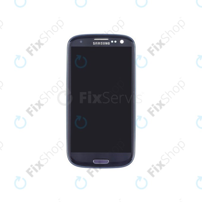 Samsung Galaxy S3 i9300 - Écran LCD + Écran Tactile + Cadre OLED (Bleu Galet)