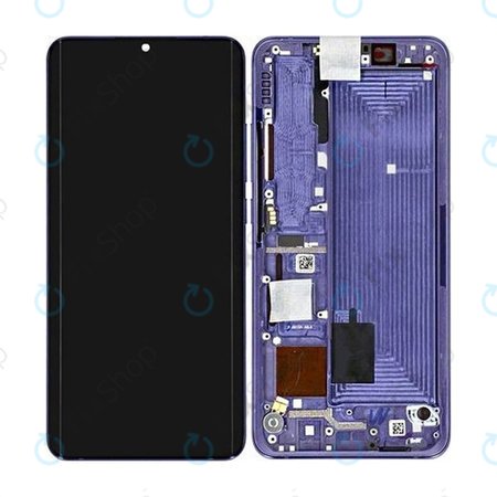 Xiaomi Mi Note 10 Lite - Ecran LCD + Vitre Tactile + Châssis (Violet Bleuté) - 5600020F4L00 Genuine Service Pack