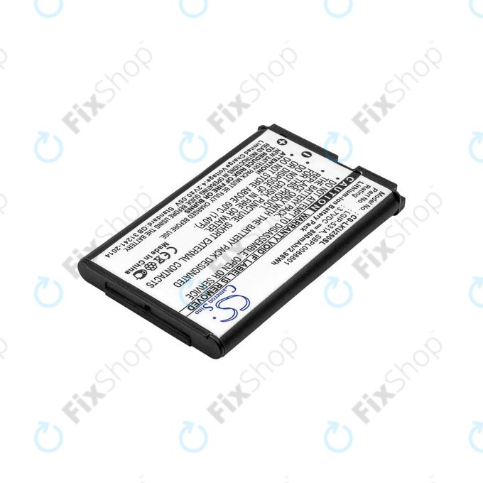 Batterie pour LG T500, 800mAh, Li-Ion, 3.7V, LGIP-531A, HQ