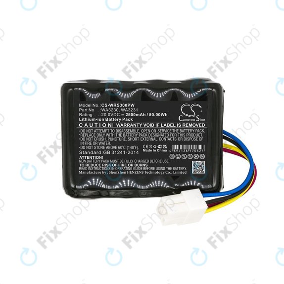 Worx Landroid S-series, WR-series - Batterie 50032492, 50032774, WA3230, WA3231 2500mAh HQ