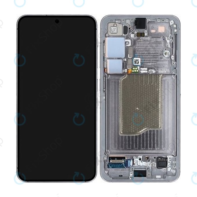 Samsung Galaxy S25 - Écran LCD + Écran tactile + Cadre (Silver Shadow) - GH82-36329A Genuine Service Pack