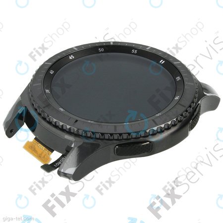 Samsung Gear S3 Frontier R760, R765 - Écran LCD + Écran Tactile + Cadre (Gris Espace) - GH97-19658A Genuine Service Pack