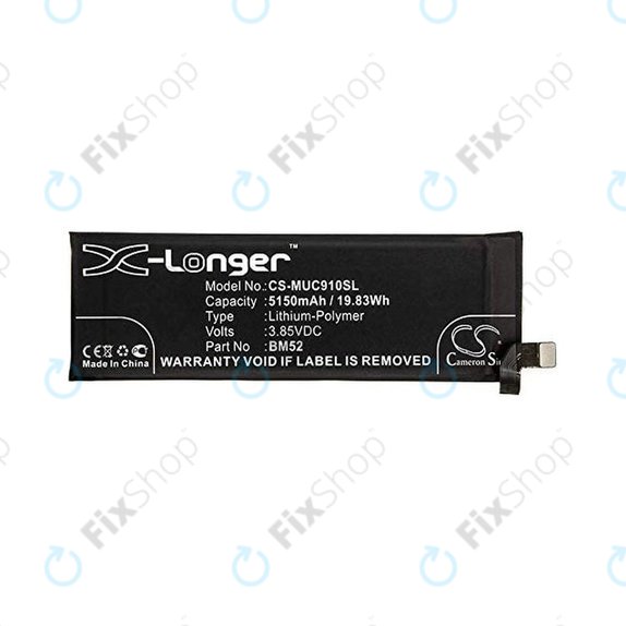 Xiaomi Mi Note 10, Mi Note 10 Lite, Mi Note 10 Pro - Batterie BM52 5150mAh HQ
