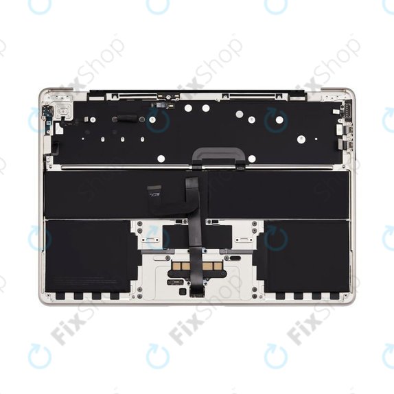 Cadre supérieur clavier pour MacBook Air 13", A3113 (2024), avec clavier US et batterie, Starlight, 661-40229, Genuine Apple