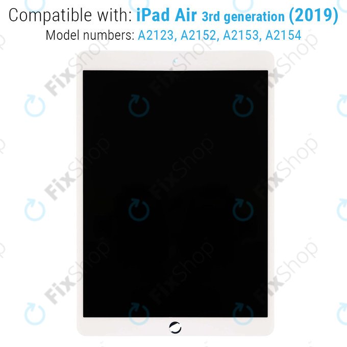 Apple iPad Air (3rd Gen 2019) - Écran LCD + Écran tactile (White) Refurbished