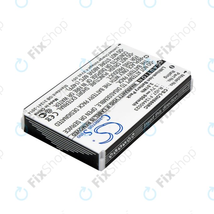 Batterie pour Logitech Harmony 720, 780, 880, 890, 900, 950mAh, Li-Ion, 3.7V, R-IG7, HQ