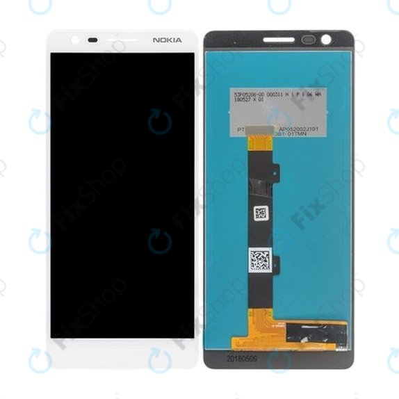 Nokia 3.1 - Écran LCD + Écran tactile (Blanc)