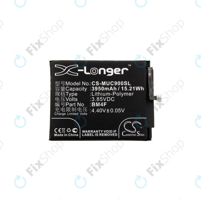 Xiaomi Mi 9 Lite M1904F3BG, Mi A3 M1906F9SH M1906F9SI - Batterie BM4F 3950mAh HQ