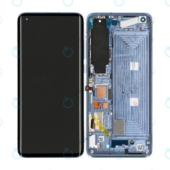 Xiaomi Mi 10 - Écran LCD + Ecran Tactile + Cadre (Twilight Grey) - 56000500J200 Genuine Service Pack