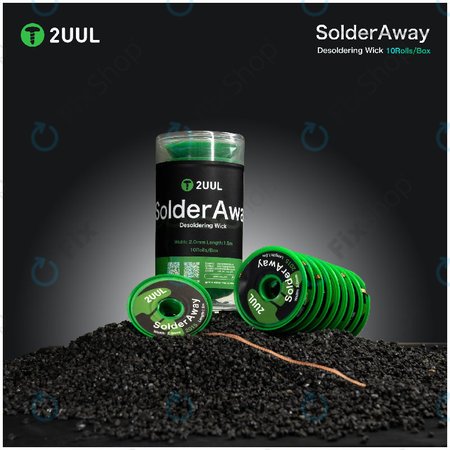 Tresse à dessouder, Solder Vampire, 2UUL DW11, 10 rouleaux/boîte