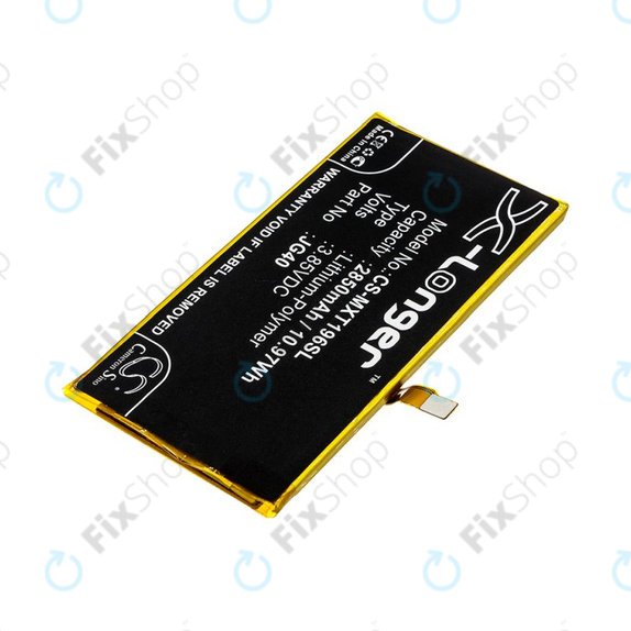 Batterie pour Motorola Moto G7 Plus, G7 Plus DS, 2850mAh, Li-Pol, 3.85V, JG40, HQ