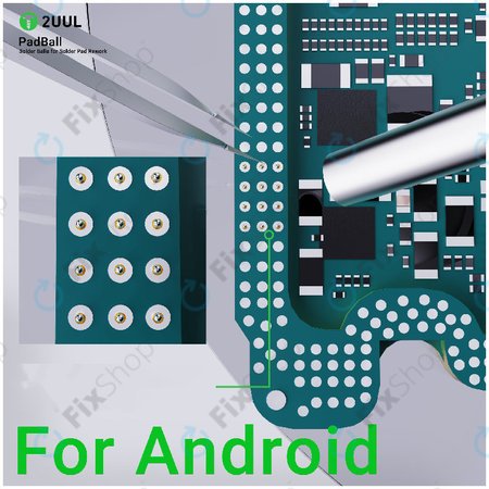 Billes d'étain pour réparation Android, 2UUL PB02