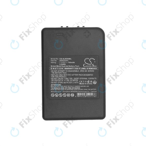 Batterie pour Autec E16, Modular MJ, MK, 700mAh, Ni-MH, 7.2V, MBM06MH, HQ