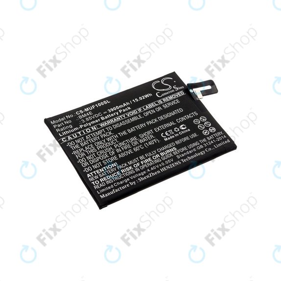 Batterie pour Pocophone M1805e10a, Pocophone Poco F1, 3900mAh, Li-Pol, 3.85 V, BM4E, HQ