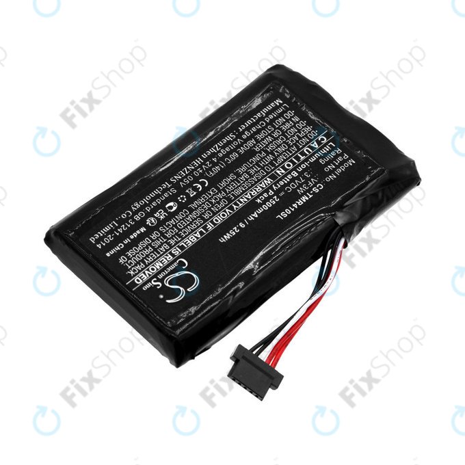 Batterie pour TomTom Rider, Great Rides, 2500mAh, Li-Ion, 3.7V, VF3W, HQ