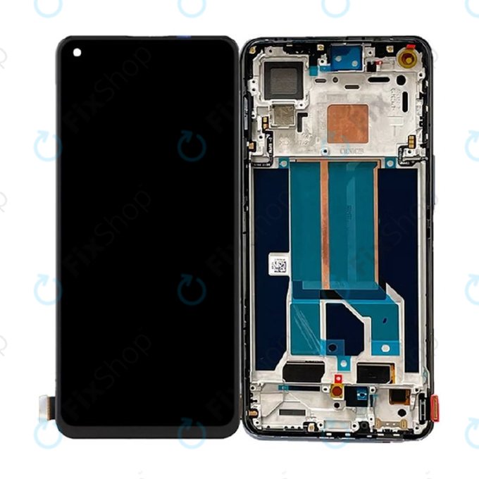 OnePlus Nord 2 5G - Écran LCD + Écran tactile + Cadre (Noir) TFT