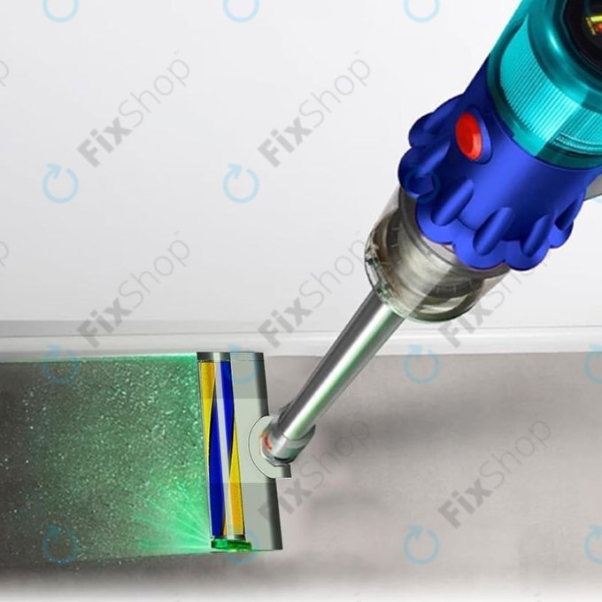 Dyson V12 - Tete de sol avec lumiere verte LED