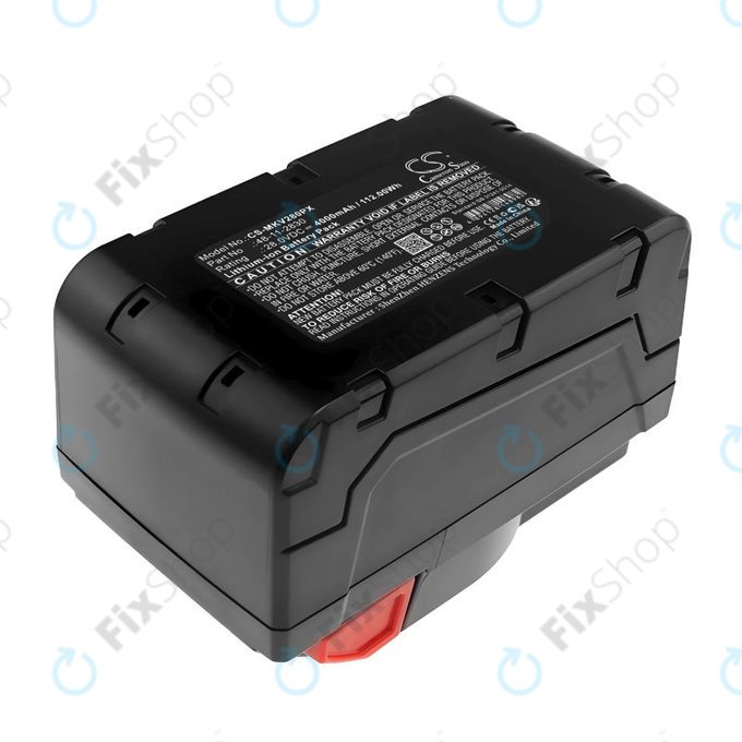 Batterie pour Milwaukee 0721-20, V28 Vc, Wurth Bs 28-A Combi, 4000mAh, Li-Ion, 28V, 48-11-2830, HQ