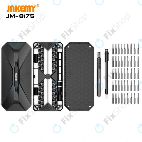 Jakemy JM-8175 - Jeu de tournevis de précision 50 en 1
