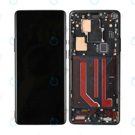 OnePlus 8 Pro - Écran LCD + Écran tactile + Cadre (Noir) OLED