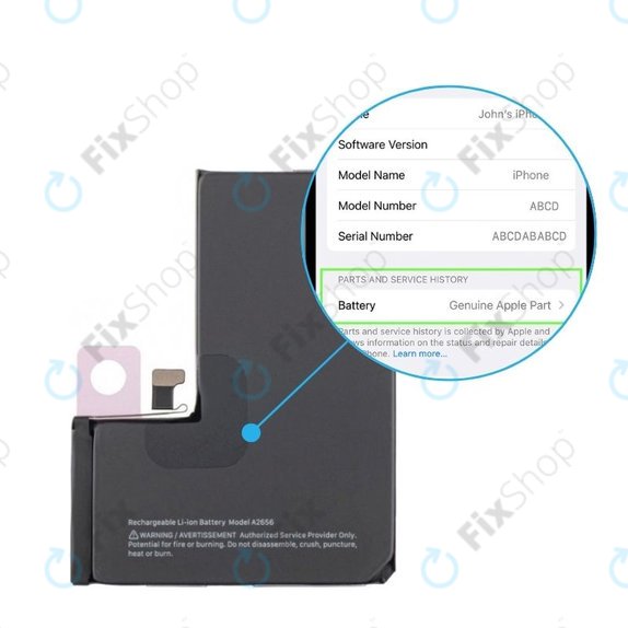 Baterije pour iPhone 13 Pro | 661-21996 | 3095mAh | Genuine Apple