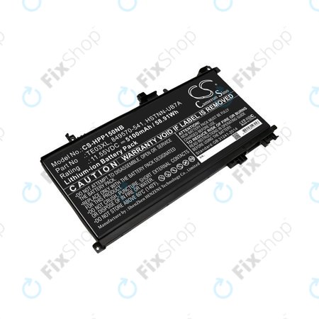 Batterie pour HP Omen 15, Pavilion 15, WASD 15, 5100mAh, Li-Ion, 11.55V, TE03XL, HQ