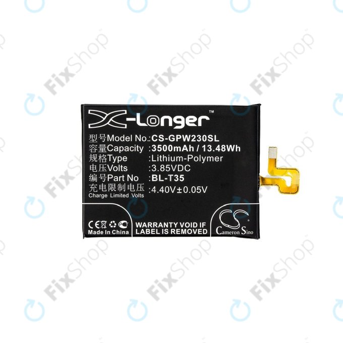 Google Pixel 2 XL G011C - Batterie BL-T35 3500mAh HQ