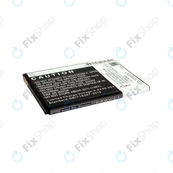 Batterie pour Gigabyte Gsmart Roma, R2, Li-ion, 3.7V, 1400mAh, HQ