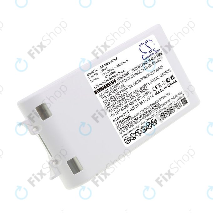 Batterie pour Xiaomi Dreame V10, V9, V8, XR, 2500mAh, Li-Ion, 25.2V, WN4, HQ
