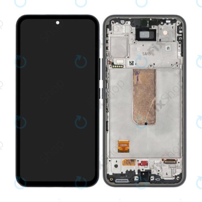 Samsung Galaxy A54 5G A546B - Écran LCD + Ecran Tactile + Cadre (Noir) - GH82-31231A, GH82-31232A Genuine Service Pack