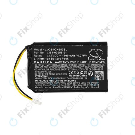 Garmin Nuvi 53, 53LMT, 65, 65LM - Batterie 361-00056-01 1100mAh HQ