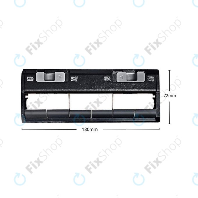 Ecovacs Deebot N-series, T-series, X1-series, Ozmo-series - Couvercle de brosse principale (Noir)