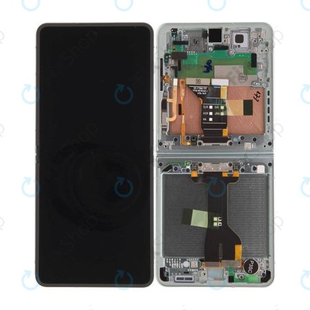 Samsung Galaxy Z Flip 7 F766B - Ecran LCD + Ecran Tactile + Cadre (Mint) - GH82-37581E Genuine Service Pack