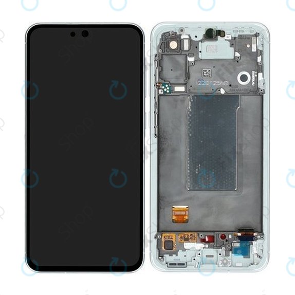 Samsung Galaxy A56 A566E - Écran LCD + Écran tactile + Cadre (Awesome Lightgray) OLED