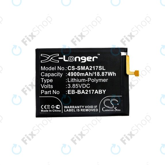Samsung Galaxy A04s, A12, A13, A13 5G, A21s, M12 - Batterie 5000mAh EB-BA217ABY 4900mAh HQ