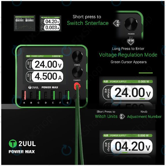 Station de charge multi-ports 200W, 2UUL PC01