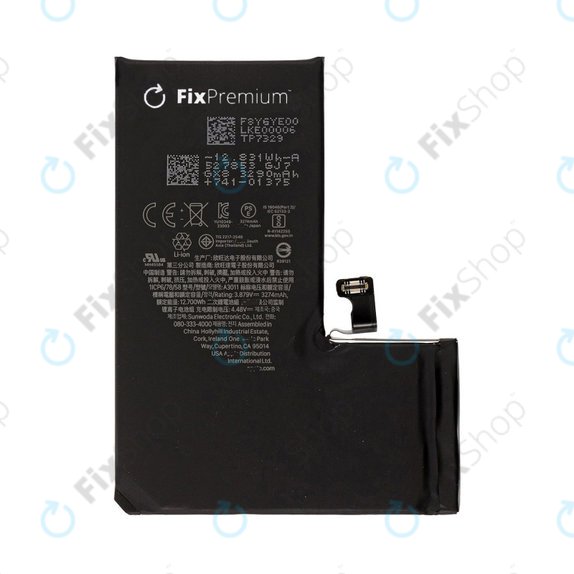 Apple iPhone 15 Pro - Batterie A3011 3274mAh FixPremium