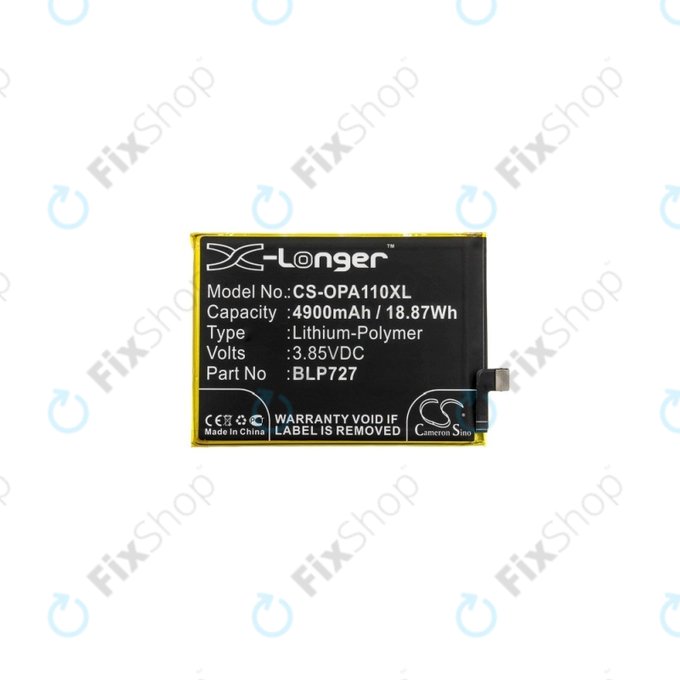 Oppo A11x - Batterie BLP727 4900mAh HQ