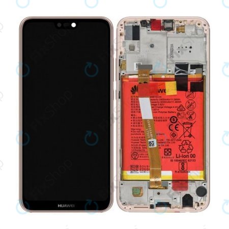 Huawei P20 Lite - Ecran LCD + Ecran Tactile + Cadre + Batterie (Rose Sakura) - 02351VUW, 02351XUB, 02352CCL