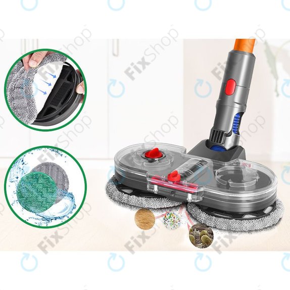 Dyson V-series, Outsize - Réservoir d'eau de la tete de vadrouille électrique