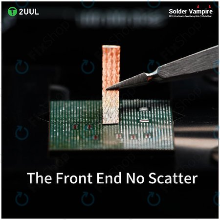 Tresse à dessouder, Solder Vampire, 2UUL DW16, emballage individuel, 10 rouleaux/boîte