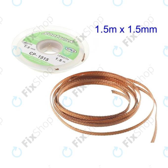 Goot CP-1515 - Mèches à dessouder conventionnelles - 1.5mm