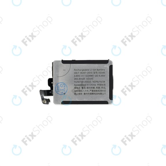 Batterie pour Apple Watch 6 40mm, 266mAh, Refurbished