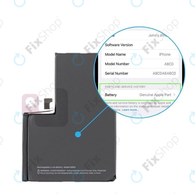 Baterije pour iPhone 13 Pro Max | 661-22294 | 4352mAh | Genuine Apple