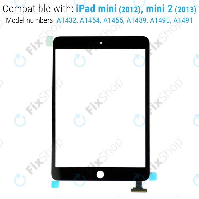 Apple iPad Mini, Mini 2 - Écran tactile + connecteur IC (Noir)